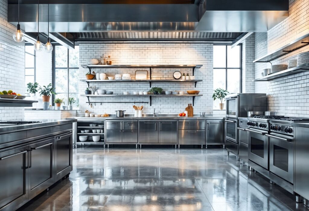 Commercial kitchen installation